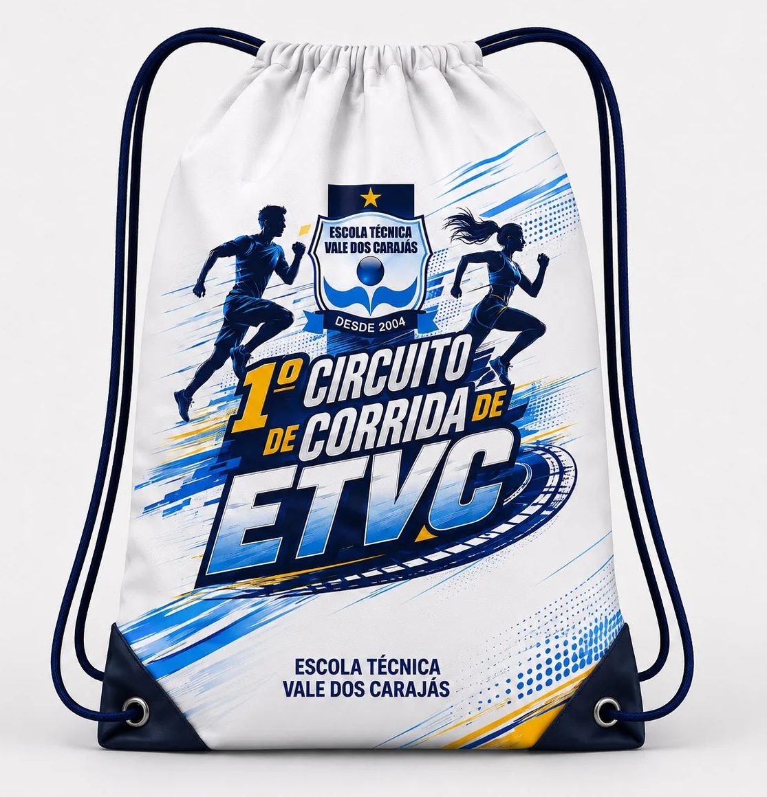 Sacochila oficial do 1º Circuito da ETVC